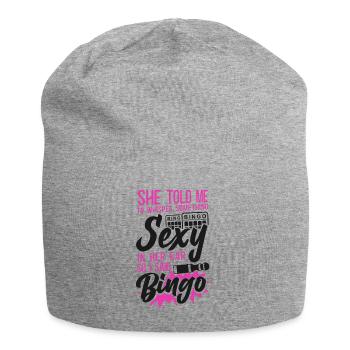 Bingo Player Ironic Sarcastic She - Jersey-Beanie - Grau meliert - Vorne