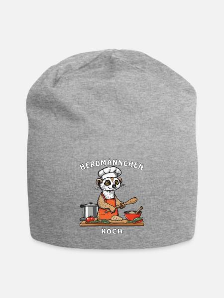 HERDMÄNNCHEN KOCH - Jersey-Beanie - Grau meliert