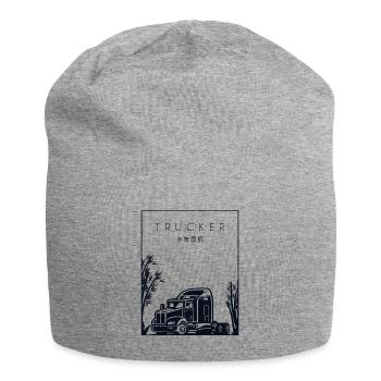 Trucker Chinese Hanzi Trucker Truckie Legends - Jersey Beanie - heather grey - Front