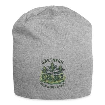 Gärtnern meine neues Hobby, Cannabis edition - Jersey-Beanie - Grau meliert - Vorne