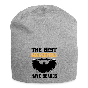 The best Beekeepers have beards - Imker Biene - Jersey-Beanie - Grau meliert - Vorne
