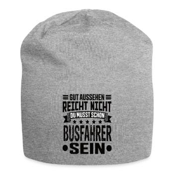 Busfahrer Bus Bester Busfahrer Busfahrer Spruch - Jersey-Beanie - Grau meliert - Vorne