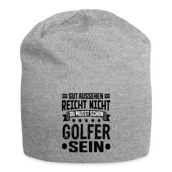 Golfeur - Bonnet en jersey - gris chiné - Devant