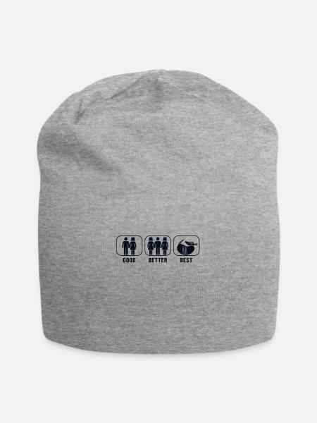 Gut Besser Beste Gürteltier Rosa Fee Cingulata - Jersey-Beanie - Grau meliert