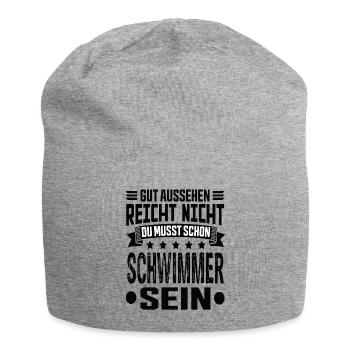 Swimmer - Jersey Beanie - heather grey - Front