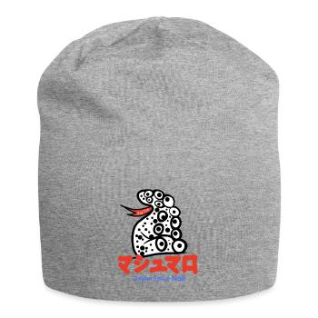Stay Puff funny octopus - Jersey Beanie - heather grey - Front