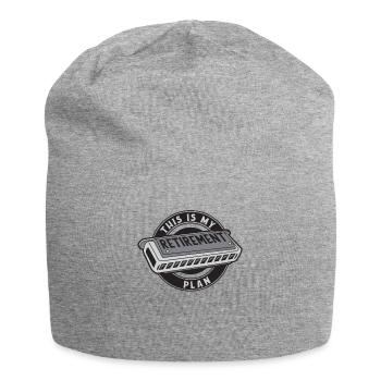 This Is My Retirement Plan Harmonist Harmonicist - Jersey Beanie - heather grey - Front