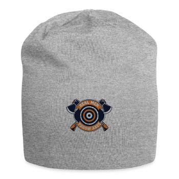 De vrais hommes lancent des haches Hache de compétition de lancer de hache - Bonnet en jersey - gris chiné - Devant