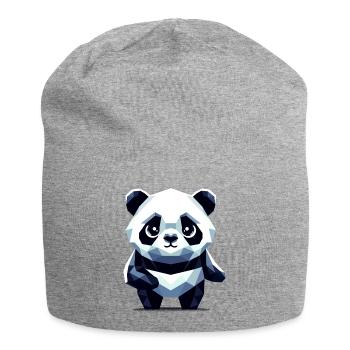 Polygon Panda - Jersey-Beanie - Grau meliert - Vorne