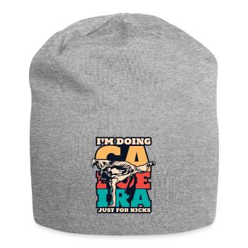 Capoeira für Kicks Capoeirista Ginga Tanz - Jersey-Beanie - Grau meliert - Vorne