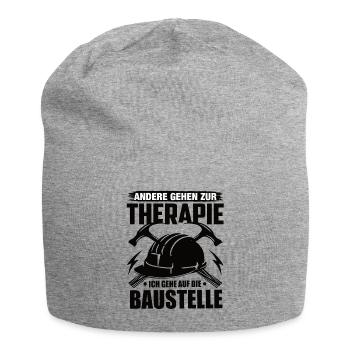 Handwerk Handwerker Handwerker Humor Baustelle - Jersey-Beanie - Grau meliert - Vorne