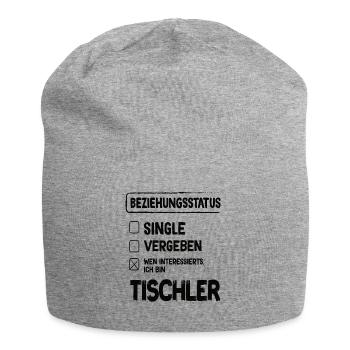 Tischler Beziehungsstatus - Jersey-Beanie - Grau meliert - Vorne