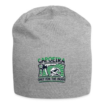 Capoeira Only For The Brave Ginga Capoeirista - Jersey Beanie - heather grey - Front