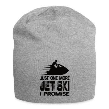 Encore un jet ski Je promets Jet Ski Jet Skis - Bonnet en jersey - gris chiné - Devant