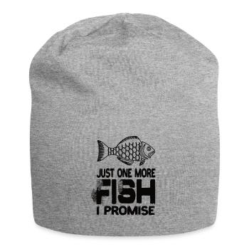Juste un poisson de plus, je vous promets un poisson, un poisson, un poisson - Bonnet en jersey - gris chiné - Devant