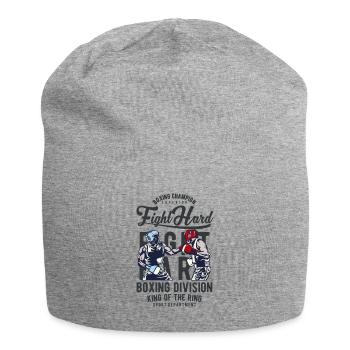 Boxsport Boxer Retro Vintage Motiv - Jersey-Beanie - Grau meliert - Vorne