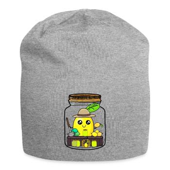 Zitronen Lemtonen Saft Verkäufer Zitrone Kind - Jersey-Beanie - Grau meliert - Vorne