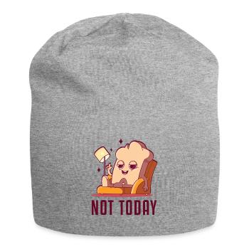 Not Today Bread Maker Bread Dough Bread Queen - Jersey Beanie - heather grey - Front