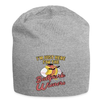 Baseball Im just here for the Bllpark wieners - Jersey-Beanie - Grau meliert - Vorne