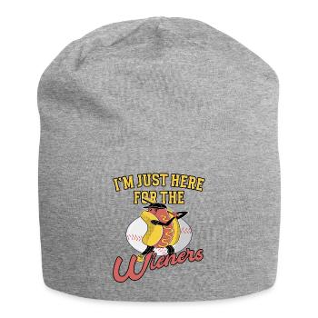Baseball spielen - Im just here for the Wieners - Jersey-Beanie - Grau meliert - Vorne