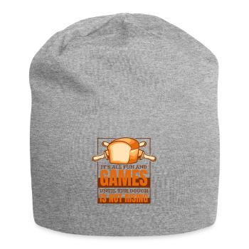 Until The Dough Is Not Rising Bread Dough Lover - Jersey Beanie - heather grey - Front