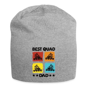 Meilleur père quadruple - Bonnet en jersey - gris chiné - Devant
