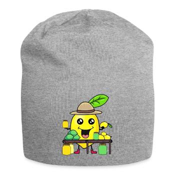 Lemon Lemons Juice Shop Lemon Summer Fruit - Jersey Beanie - heather grey - Front