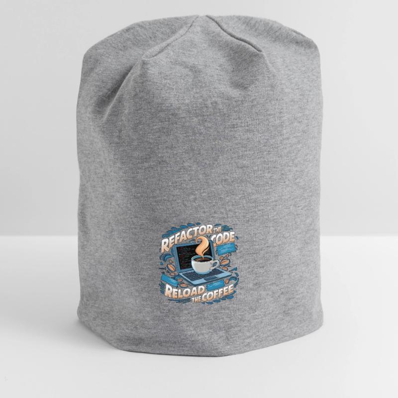 Programmers generate code from coffee Jersey Beanie
