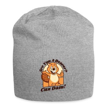 Êtes-vous un castor Cuz Dam Amérique du Nord Eurasien - Bonnet en jersey - gris chiné - Devant