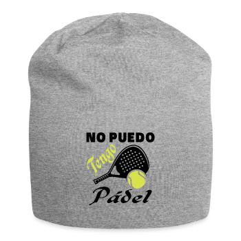Ich kann keine Padel-Padel-Athleten haben - Jersey-Beanie - Grau meliert - Vorne