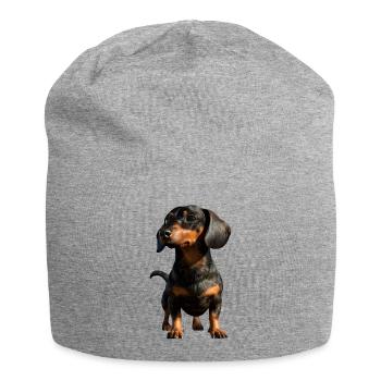 Dachshund, Dachshund, Miniature Dachshund, Dachshund Club, Dachshund - Jersey Beanie - heather grey - Front