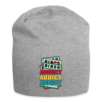 Bingo Addict Caller Daubers Professional Bingo - Jersey Beanie - heather grey - Front
