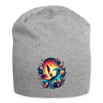Véliplanchiste Tropical Sunset tro - Bonnet en jersey - gris chiné - Devant