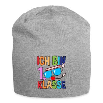 Début de l’inscription à l’école des élèves de première année - Bonnet en jersey - gris chiné - Devant