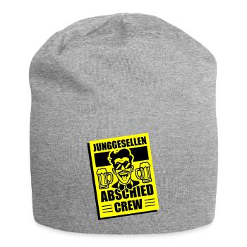 Enterrement de vie de garçon Crew Enterrement de vie de garçon - Bonnet en jersey - gris chiné - Devant