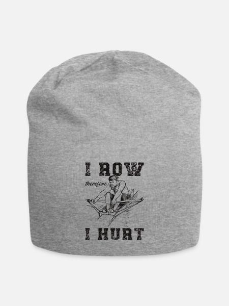 Rowing Team Funny Rowing - Jersey Beanie - heather grey