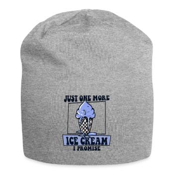 Nur noch ein Eis, versprochen Gelato Maker - Jersey-Beanie - Grau meliert - Vorne