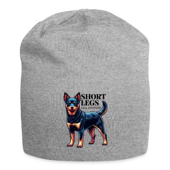 Lancashire talon jambes courtes dire idée cadeau - Bonnet en jersey - gris chiné - Devant