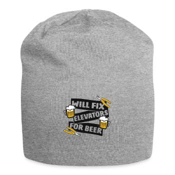 Will Fix Elevators For Beer Inspector Elevator - Jersey Beanie - heather grey - Front