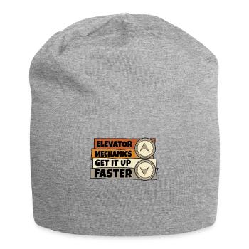 Elevator Mechanics Get It Up Faster Repair - Jersey Beanie - heather grey - Front