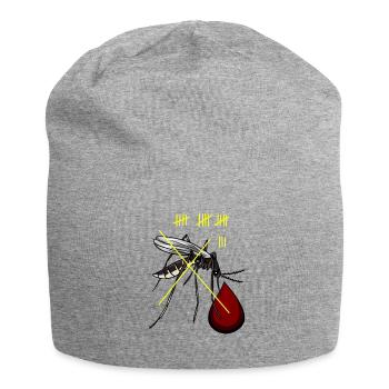 Moustiques chasse moustiques insectes suceurs de sang sang - Bonnet en jersey - gris chiné - Devant