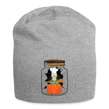 Grenouille Grenouilles Cuisinier Cuisiniers Cuisinier - Bonnet en jersey - gris chiné - Devant
