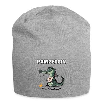 Carnaval Princesse Crocodile Drôle Cologne Alaaf - Bonnet en jersey - gris chiné - Devant