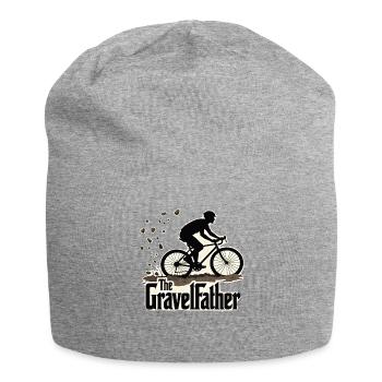 The GravelFather Gravel Bike Gravel Biker - Jersey Beanie - heather grey - Front