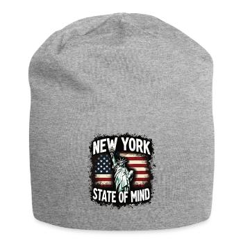 New York State of Mind Statue of Liberty Nyc - Jersey Beanie - heather grey - Front