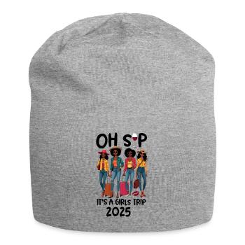 Oh Sip C’est un voyage entre filles 2025 - Bonnet en jersey - gris chiné - Devant