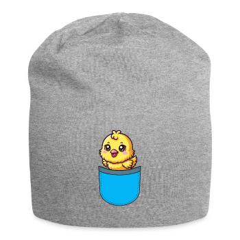 Poulet de Pâques Chicks - Bonnet en jersey - gris chiné - Devant