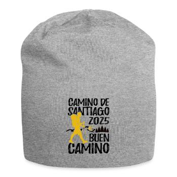 Chemin de Saint-Jacques-de-Compostelle 2025 - Bonnet en jersey - gris chiné - Devant