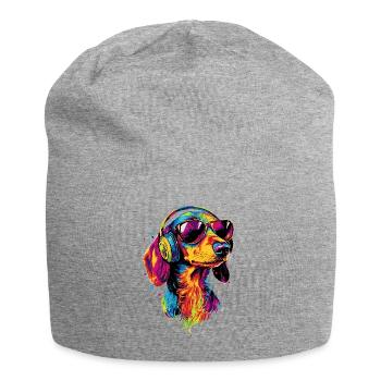 Dachshund, Dachshund, Miniature Dachshund, Dachshund Club, Dachshund - Jersey Beanie - heather grey - Front