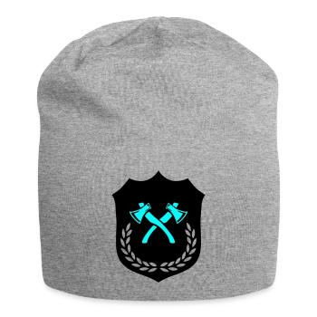 Coat of Arms Axe Axes - Jersey Beanie - heather grey - Front